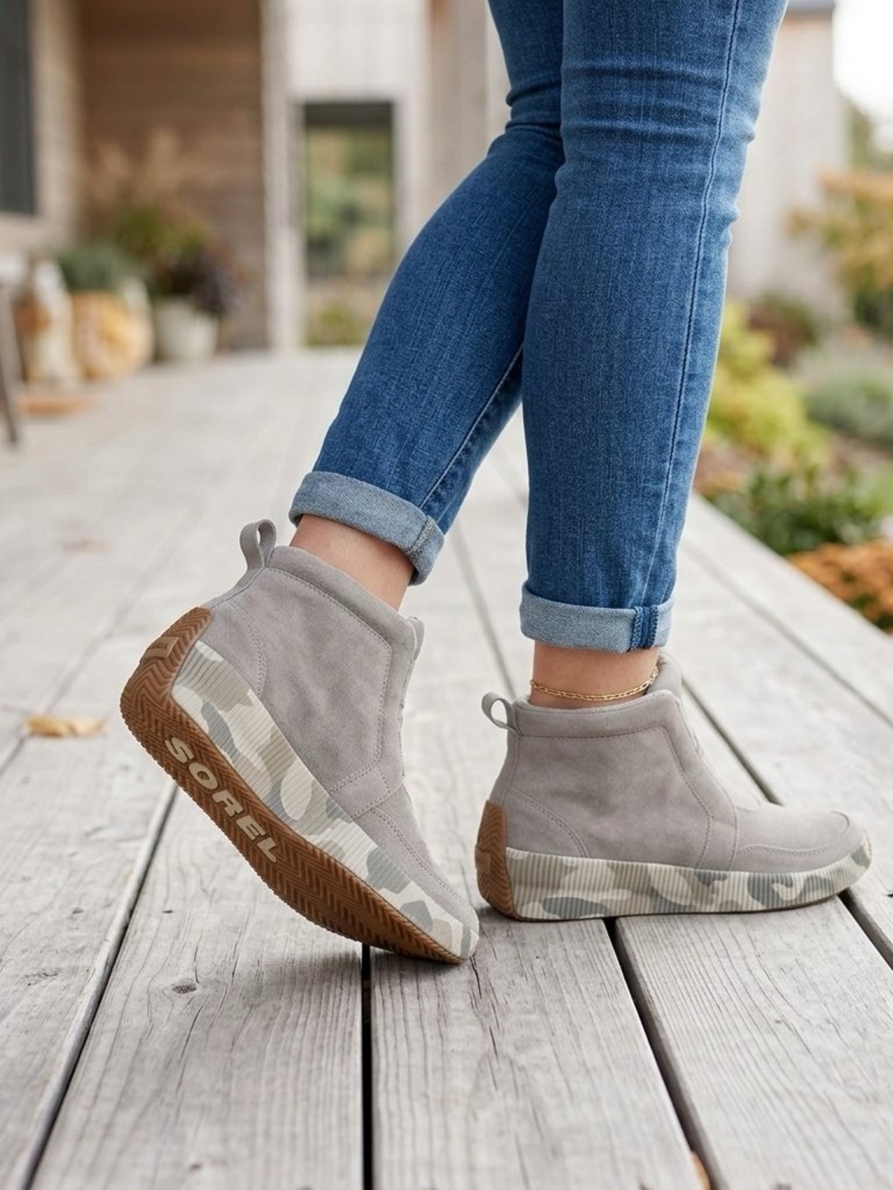 Sorel Out 'N About Plus Mid Slip-on Booties 8.5